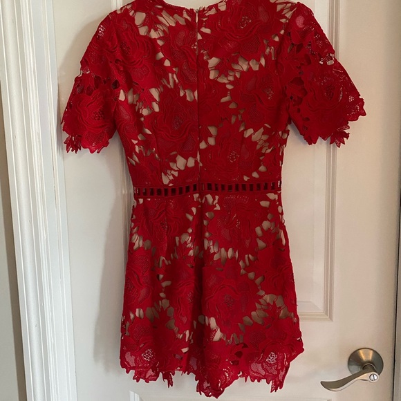 Christmas Red Romper - Picture 5 of 5